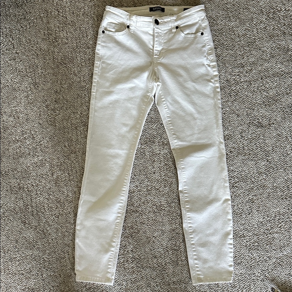 Women’s White Skinny Jeans - Buffalo David Bitton size 2
